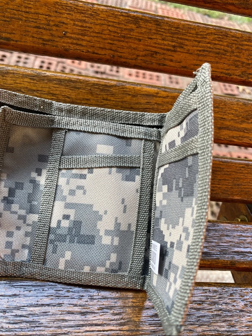 National Guard Digicamo trifold tactical nylon wallet